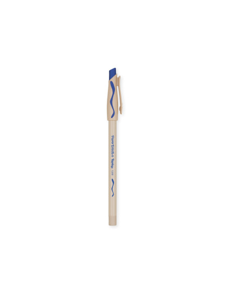 Boligrafo replay azul con goma de borrar