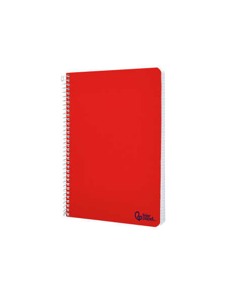 Cuaderno espiral liderpapel din a5 smart tapa blanda 80h 75gr cuadro 5mm con margen colores surtidos