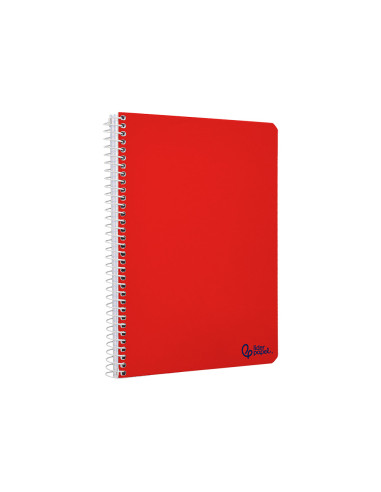 Cuaderno espiral liderpapel din a5 smart tapa blanda 80h 75gr rayado montessori 3,5mm colores surtidos
