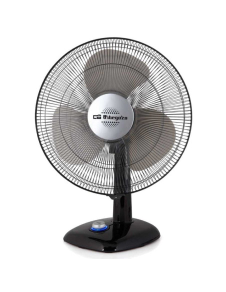 Ventilador de Sobremesa Orbegozo TF 0124/ 25W/ 3 Aspas 20cm/ 2 velocidades
