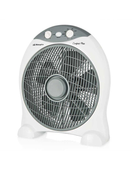 Ventilador de Suelo Orbegozo Box Fan BF 1030/ 45W/ 5 Aspas 30cm/ 3 velocidades