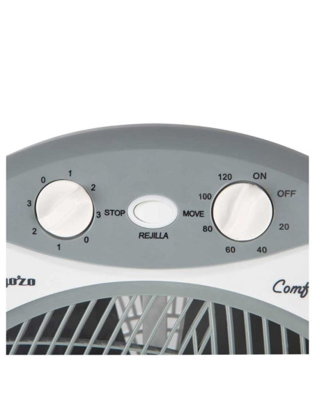 Ventilador de Suelo Orbegozo Box Fan BF 1030/ 45W/ 5 Aspas 30cm/ 3 velocidades