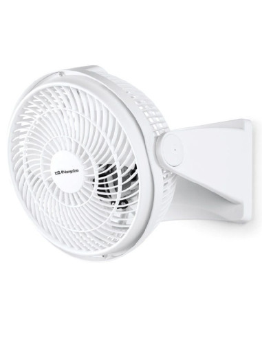 Ventilador de Sobremesa y Pared Orbegozo Box Fan BF 0128/ 23W/ 3 Aspas 23cm/ 2 velocidades