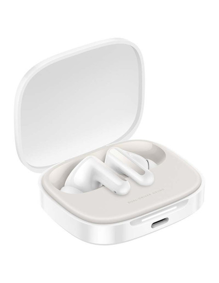 Auriculares Bluetooth Xiaomi Redmi Buds 6 con estuche de carga/ Autonomía 10h/ Blancos