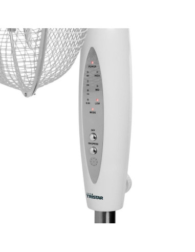 Ventilador de Pie Tristar VE-5898/ 45W/ 3 Aspas 40cm/ 3 velocidades