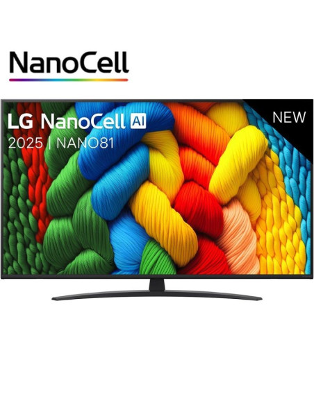 Televisor LG NanoCell 43NANO81A6A 43"/ Ultra HD 4K/ Smart TV/ WiFi