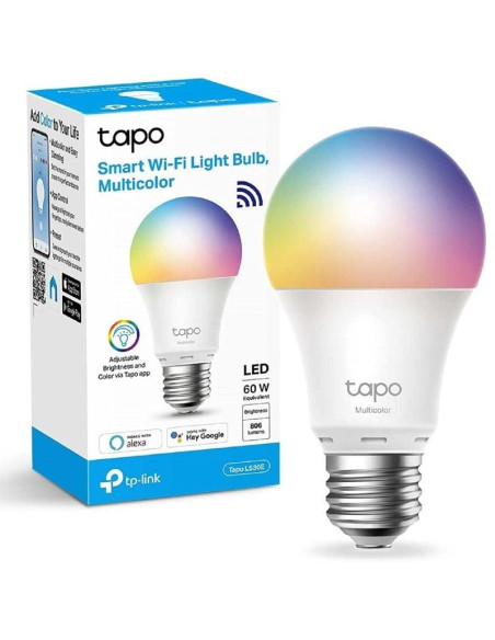 Bombilla Inteligente TP-Link Tapo L530E/ Casquillo E27 / 8.7W/ 806 Lúmenes/ 2500 - 6500K