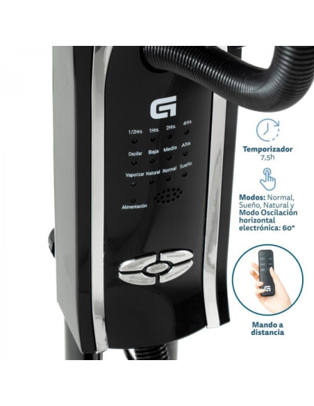 Ventilador Nebulizador Grunkel FAN-16NEBULIZADOR/ 75W/ 3 Aspas 40cm/ 3 Velocidades