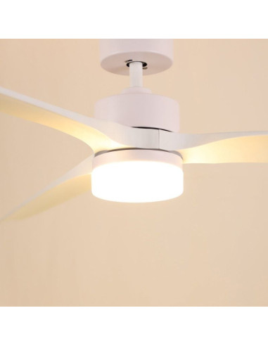 Ventilador de Techo Grunkel SKYECO-52/ 28W/ 3 Aspas 132cm/ 6 Velocidades