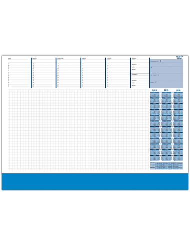 Planning sobremesa semanal quo vadis escribania esp su8200 42x59,5 cm