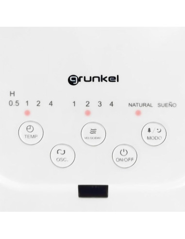 Ventilador de Pie Grunkel FAN-14SILENCE/ 24W/ 5 Aspas 35cm/ 4 Velocidades