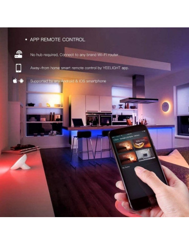 Tira LED Yeelight LED Lightstrip Plus 1S/ 2m/ 7W/ Color RGB