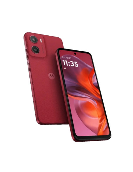 Motorola Moto G05 Smartphone Pantalla 6.67" - 4GB - 128GB - Camara 50mp - Bateria 5200mAh - Admite Carga de 18W - Color Rojo