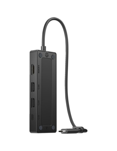 Docking USB Tipo-C HP G3/ 2xUSB/ 1xUSB Tipo-C/ 1xHDMI/ 1xUSB Tipo-C PD/ Negro