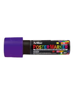Rotulador artline poster marker epp-30 punta rectangular 30 mm color violeta 2