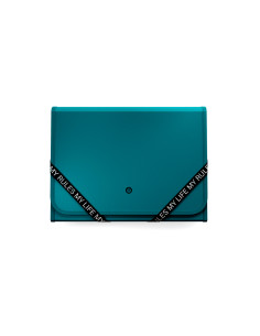 Carpeta carchivo my rules clasificadora acordeon 13 departamentos polipropileno con gomas folio color verde