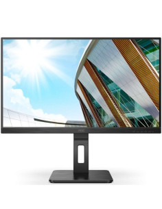 Monitor Profesional AOC U27P2CA 27"/ 4K/ Multimedia/ Regulable en altura/ Negro