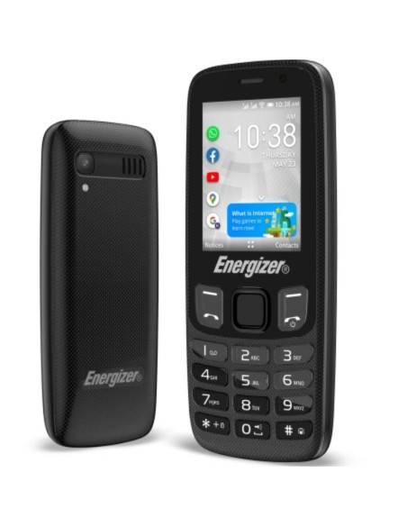 Smartphone Energizer E242S+ 4GB/ 512MB/ 2.4"/ Negro