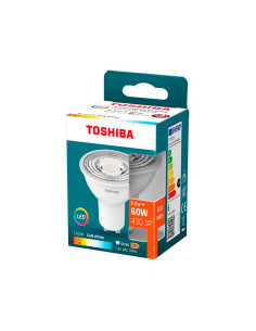 Foco led toshiba essential gu10 5.5w luz calida 2700k