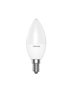 Bombilla led toshiba essential c37 e14 4.7w luz calida 2700k 2