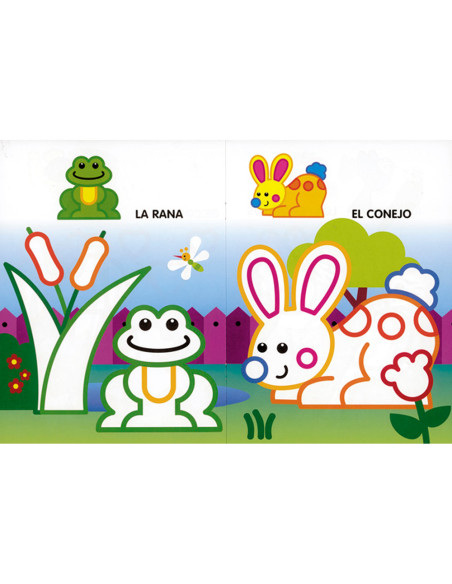 Cuaderno de colorear susaeta colorea a mis amigos 12 paginas 20x27 cm