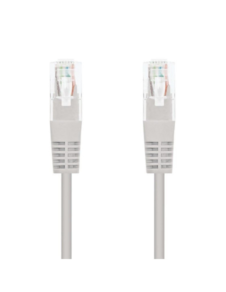 Cable de Red RJ45 UTP Nanocable 10.20.1301 Cat.6/ 1m/ Gris