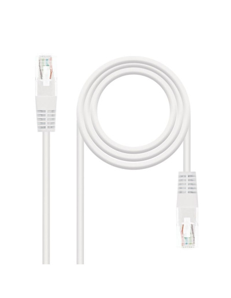 Cable de Red RJ45 UTP Nanocable 10.20.1301 Cat.6/ 1m/ Gris