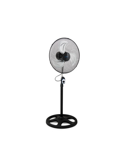 Ventilador de pie avant 3 velocidades cabezal reclinable oscilante 120 diametro 450 mm color negro