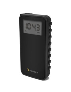 Radio Portátil Sunstech RPD23/ Negro