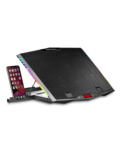 Soporte Refrigerante Mars Gaming MNBC5 para Portátiles hasta 17.3"/ Iluminación LED 2