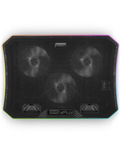 Soporte Refrigerante Mars Gaming MNBC6 para Portátiles hasta 19"/ Iluminación LED 2