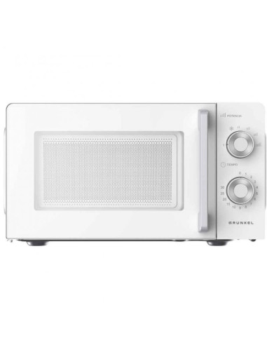 Microondas Grunkel MW-20MG/ 700W/ Capacidad 20L/ Blanco