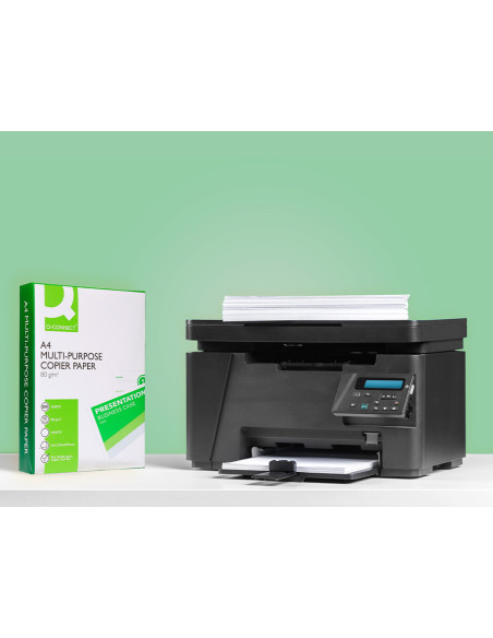 Papel fotocopiadora q-connect economy din a4 80 gramos paquete de 500 hojas