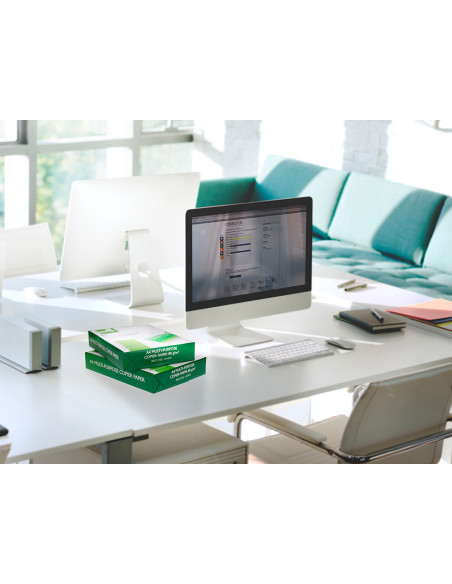 Papel fotocopiadora q-connect economy din a4 80 gramos paquete de 500 hojas