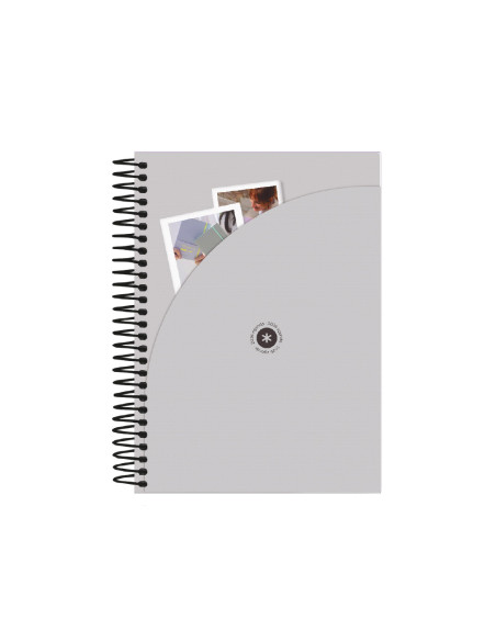 Agenda espiral antartik a5+ 2026 dia pagina diseño 2 papel 80 gr