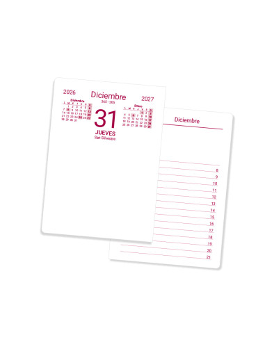 Bloc bufete liderpapel 2026 80x110 mm papel 80 gr