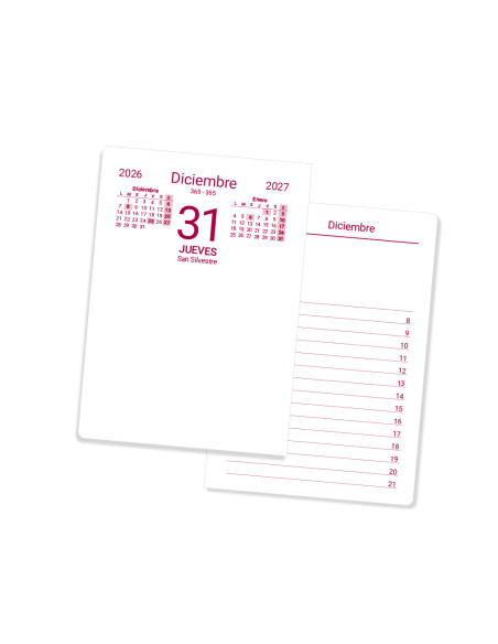 Bloc bufete liderpapel 2026 80x110 mm papel 80 gr