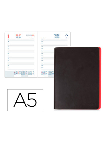 Agenda encuadernada liderpapel sifnos a5 2026 design 2 papel 70 gr