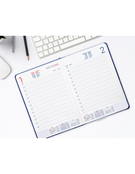 Agenda encuadernada liderpapel sifnos a5 2026 design 2 papel 70 gr