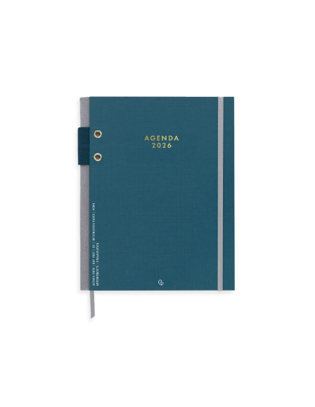 Agenda encuadernada liderpapel paxos a5 2026 dia pagina design 1 papel 70 gr