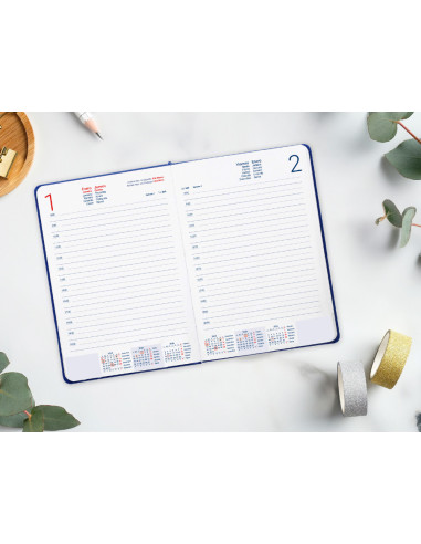 Agenda encuadernada liderpapel paxos a5 2026 dia pagina design 1 papel 70 gr