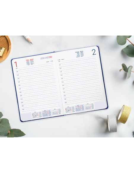 Agenda encuadernada liderpapel paxos a5 2026 dia pagina design 1 papel 70 gr