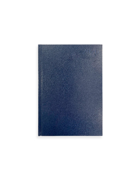 Agenda encuadernada liderpapel corfu a6 2026 dia pagina azul papel 60 gr