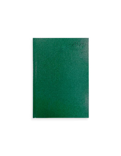 Agenda encuadernada liderpapel corfu 150x210 mm 2026 dia pagina verde papel 60 gr 2