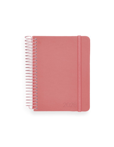 Agenda espiral liderpapel neon a5 2026 dia pagina design 1 papel 70 gr