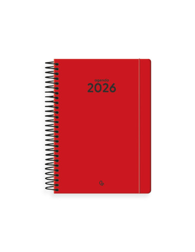 Agenda espiral liderpapel classic a5 2026 semana vista design 3 papel 70 gr
