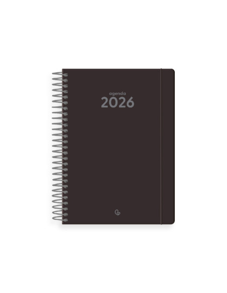 Agenda espiral liderpapel classic a5 2026 semana vista design 2 papel 70 gr