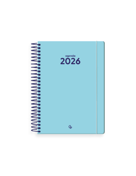 Agenda espiral liderpapel classic a5 2026 semana vista design 1 papel 70 gr