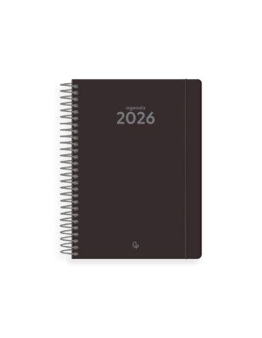 Agenda espiral liderpapel classic a4 2026 dia pagina design 2 papel 70 gr
