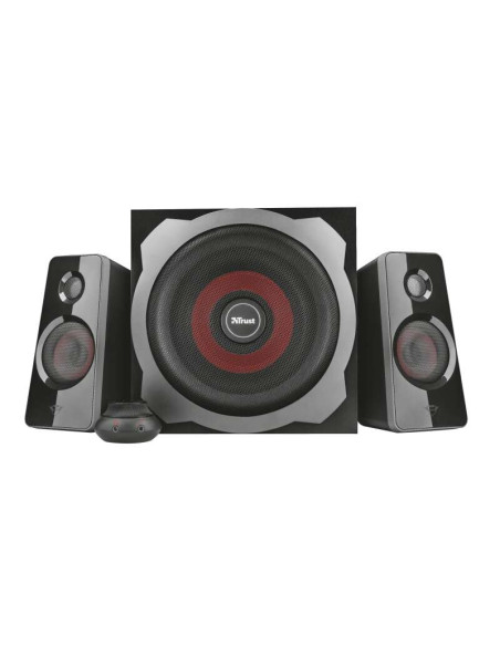 Trust Gaming GXT 38 Tytan Altavoces 2.1 120W - Subwoofer de Madera 30W - Cable 1.40m - Color Negro
